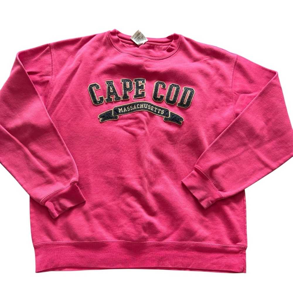 Cape Cod Massachusetts Pink crewneck Sz XL